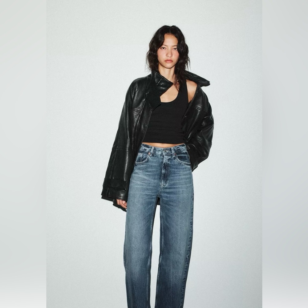 Zara Wide-Leg Jeans. Size 6. RN # 77302